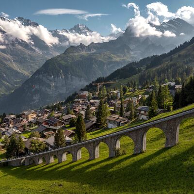 Düşsel bir vadi: Lauterbrunnen
