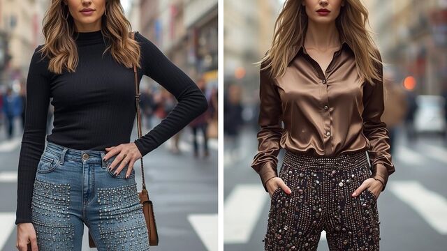 Trend: Taşlı pantolon