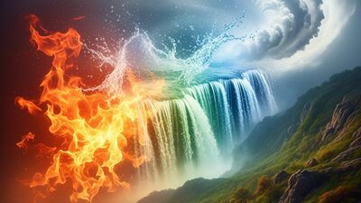 4 element, 4 varoluş hali 