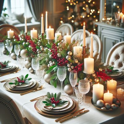 Dekorasyon önerisi: Yılbaşı masası