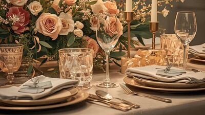 Romantik yılbaşı masası dekorasyonu nasıl yapılır?