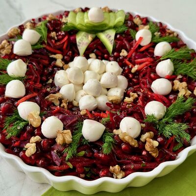 Narlı pancarlı yılbaşı salatası 