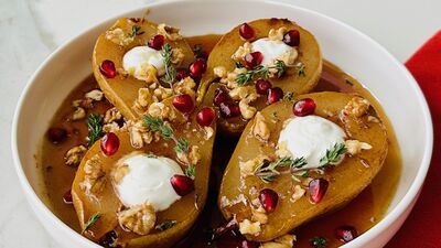 Karamelize armut tatlısı 