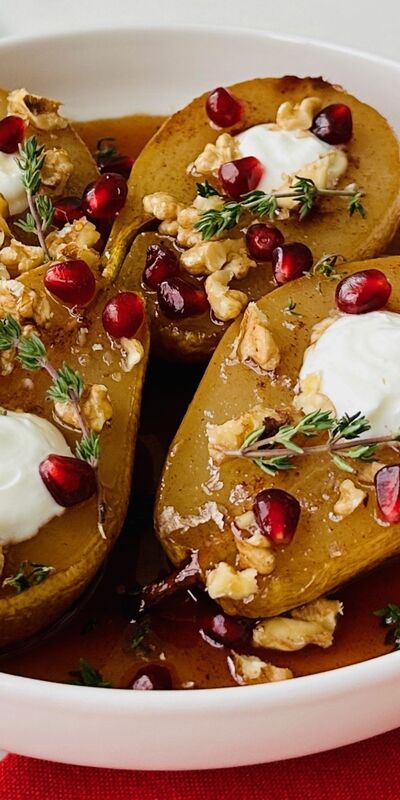 Karamelize armut tatlısı 