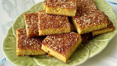 Plaska (Pırasalı mısır unlu çörek) 