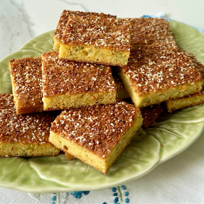 Plaska (Pırasalı mısır unlu çörek)