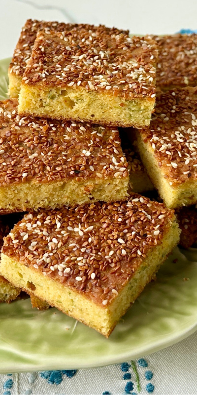 Plaska (Pırasalı mısır unlu çörek)