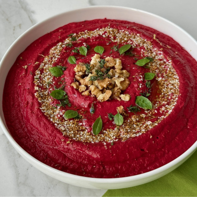 Tahinli ve cevizli pancar mezesi