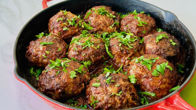  Fırında lahana dolması 