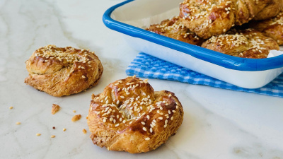  Tahinli milföy çörek 