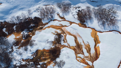 Dünyadaki tek 'traverten set gölü': Otlukbeli