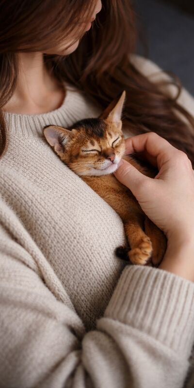 Göğsünüzde uyuyan kediniz aslında size ne anlatıyor?