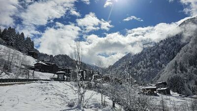  Nisan ayında Ayder Yaylası