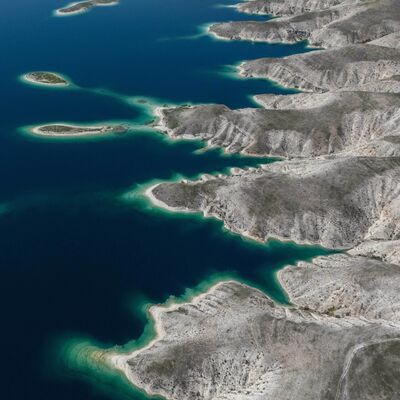 Atatürk Barajı’nda kartpostallık görüntü