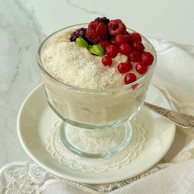 Yulaflı fit puding
