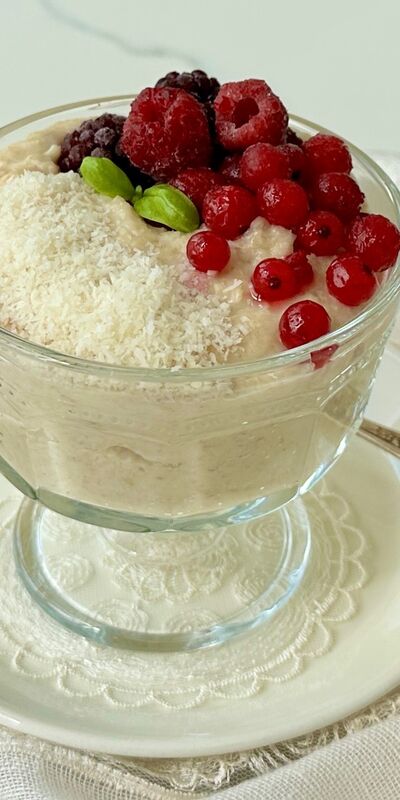 Yulaflı fit puding