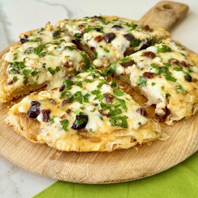 Tavada pratik yufkalı omlet 