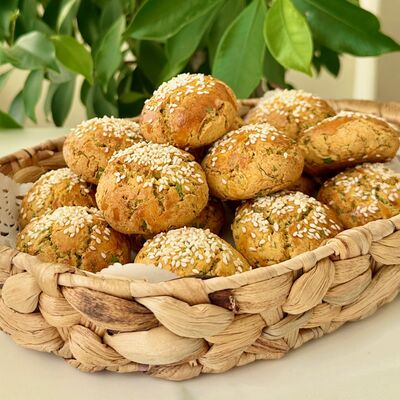Mısır unlu yulaflı poğaça