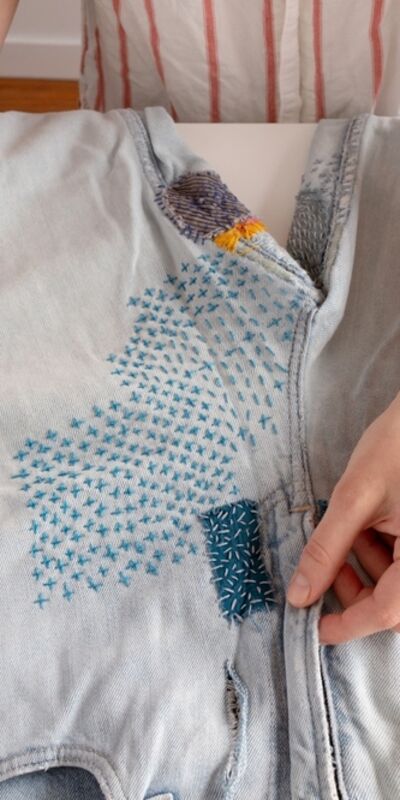 Kot pantolonlarınızı Japon "Sashiko" tekniğiyle onarın!