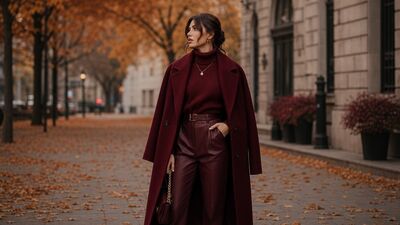 Sezonun en lüks trendi: Burgundy