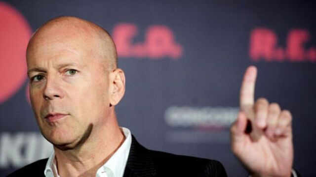Bruce Willis'in keyfi yerinde