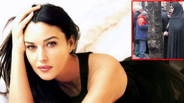 'Kara çarşaflı'  Monica