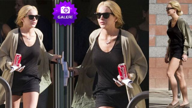 Lindsay Lohan'ın sokak hali!