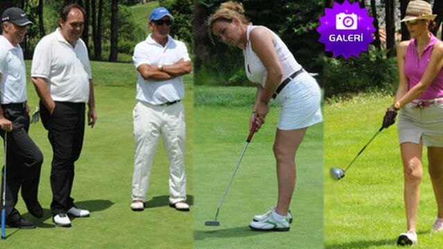 Kemer'de golf heyecanı...