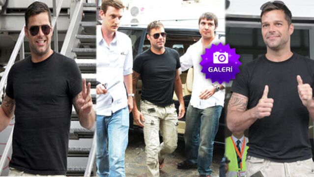 Ricky Martin İstanbul'da...