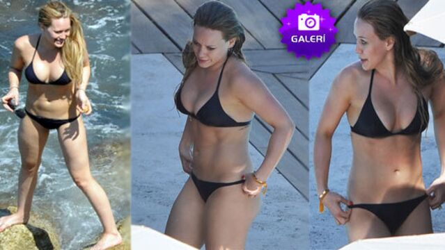 Duff'ın bikini şovu...