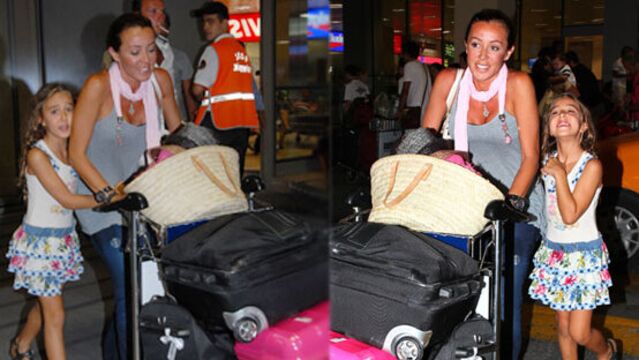 Anne - kız çook 'mutlu'...