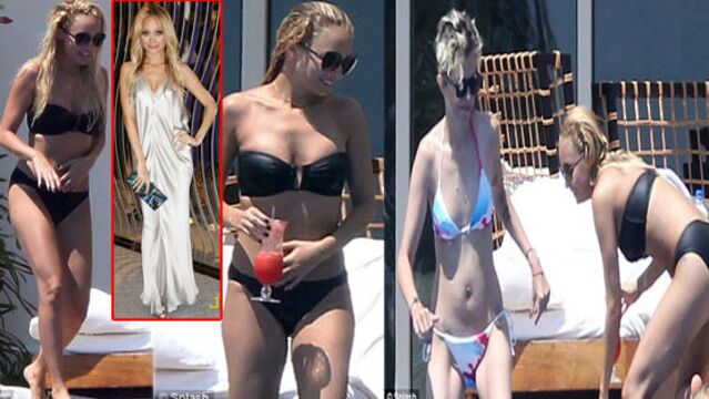 Kilolu ve bikinili Nicole...