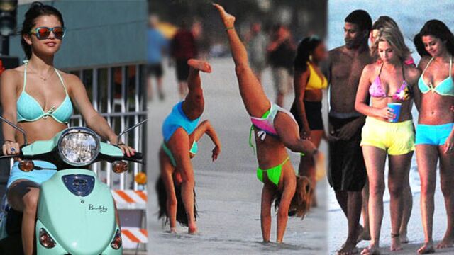 Selena'nın tatil keyfi