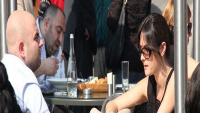 Baş başa yemek keyfi...