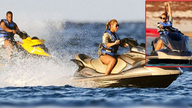 Beyonce'nin jet-ski keyfi