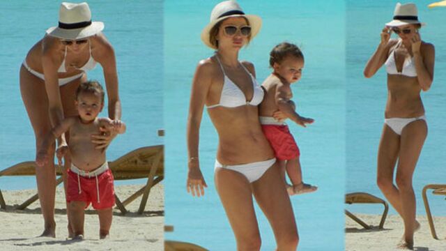 Anne Miranda'nın tatil keyfi