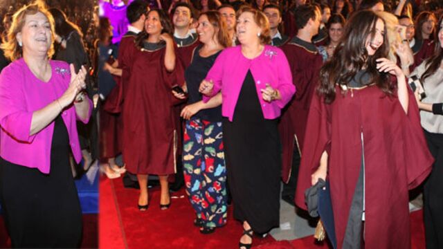 Sabancı'nın mezuniyet dansı
