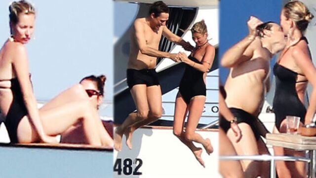 Kate Moss'un aşk tatili...