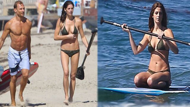 Ashley Malibu sahillerinde...