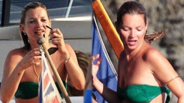 Kate Moss Bodrum'da...
