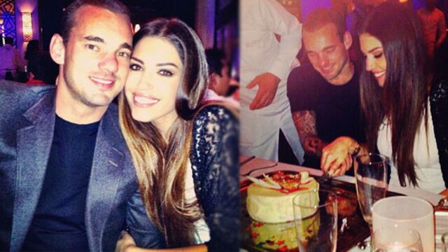 Sneijder'in mutlu günü