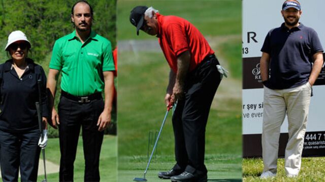 Golfle stres attılar...