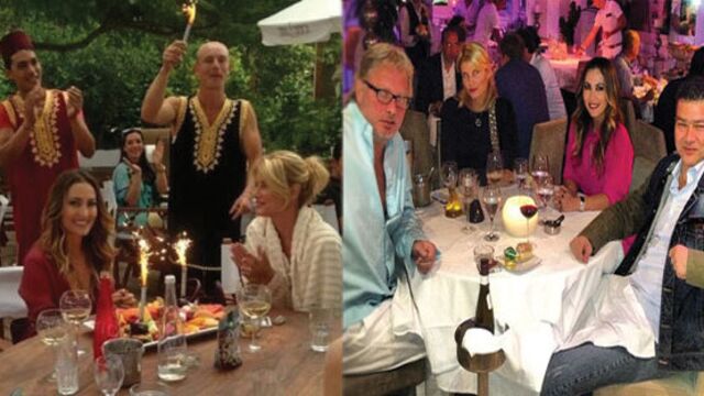 St. Tropez'de doğumgünü