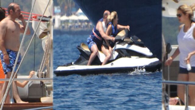 Sabancı'dan jet-ski şov