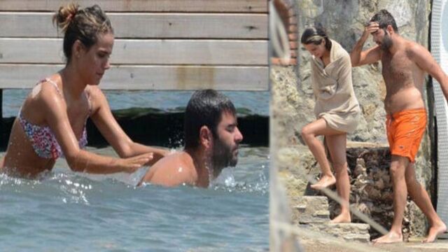 Aşıkların deniz keyfi...