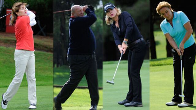 Patronlar golfte buluştu