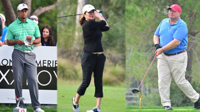 Woods'la golf turnuvası
