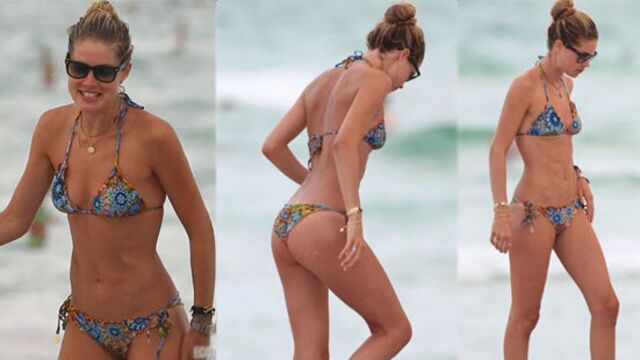 Doutzen çok mutlu...