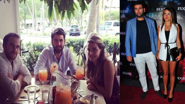 Miami'de mutluluk pozu