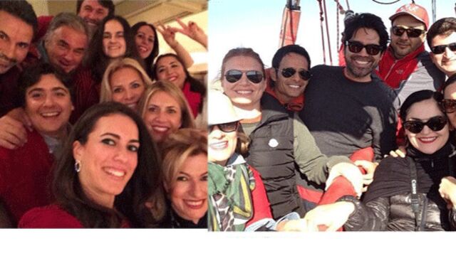 Sosyete selfie'si...
